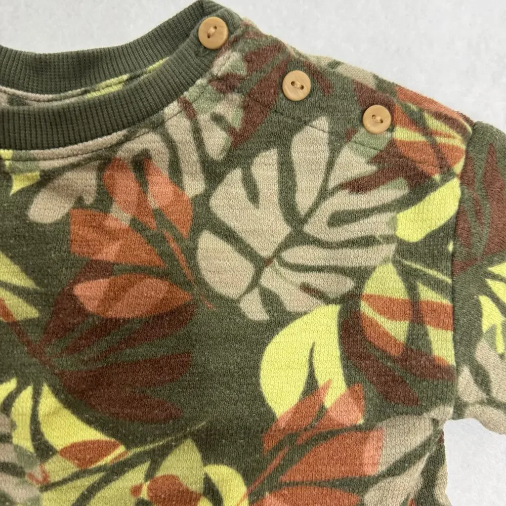 Old Navy Jungle Grove Unisex Knit T-Shirt & Shorts Set Size 18-24 Months